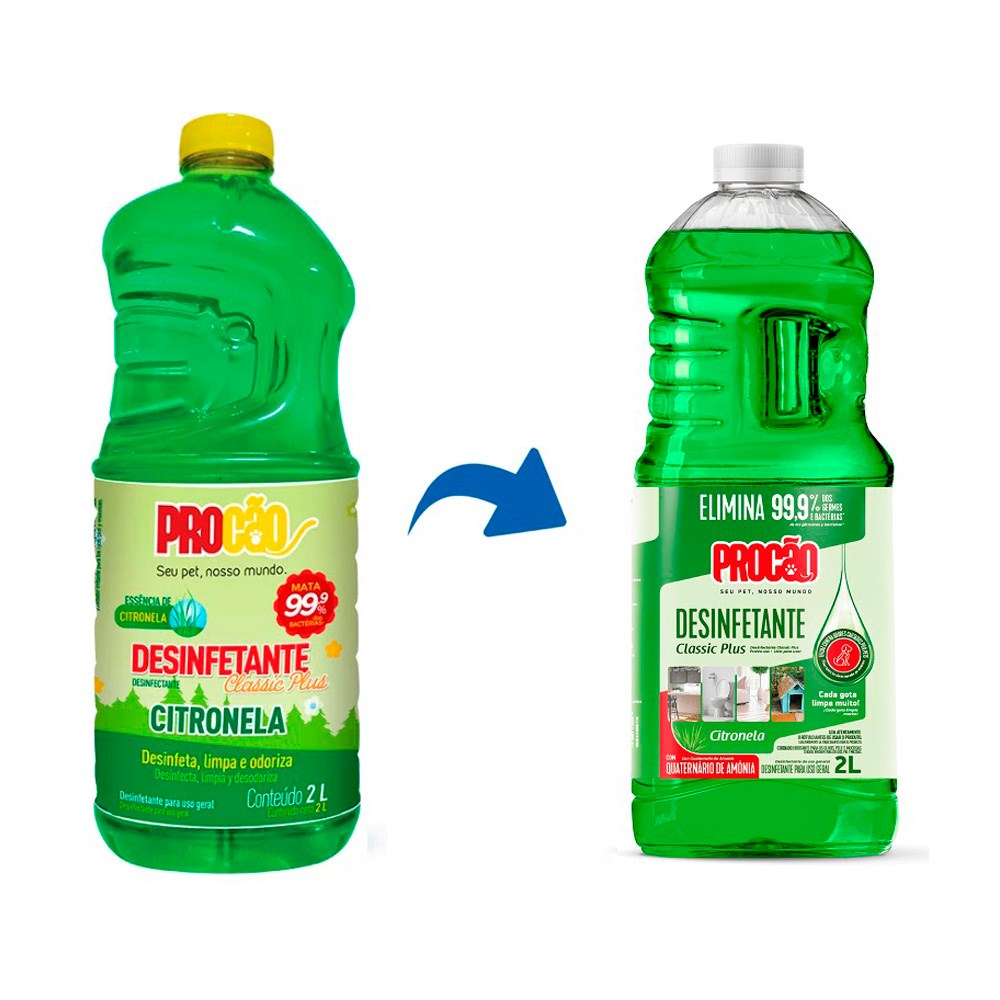 Desinfetante Procão Classic Plus Citronela