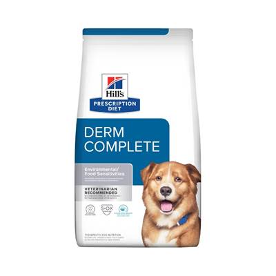 Ração Hill's Prescription Diet Derm Complete para Cães - Cuidado Dermatológico 2,94kg