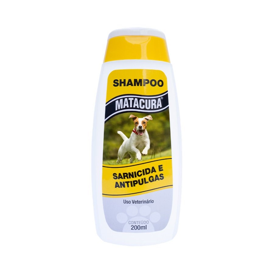 Shampoo Matacura Sarnicida e Antipulgas para Cães 