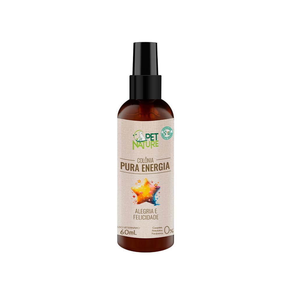 Perfume Pet Nature Petbrilho Vegano Alegria e Felicidade para Cães 