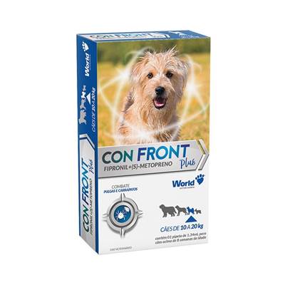 Antiparasitário Confront Plus World para Cães de 10 a 20kg 1 pipeta