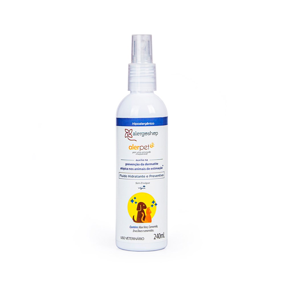 Fluido Hidratante e Preventivo de Dermatite para Cães