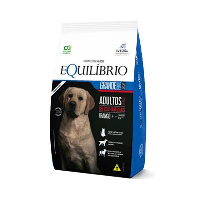 Ração Equilíbrio para Cães Adultos de Porte Grande sabor Frango 15kg