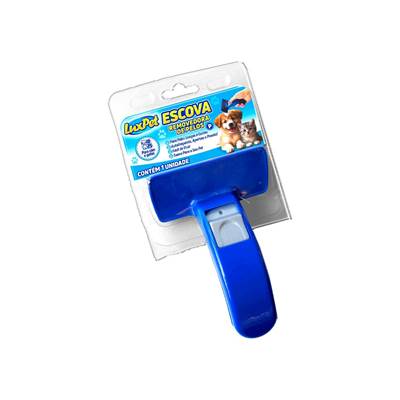 Rasqueadeira Luxpet Removedor de Pelos para Cães e Gatos P