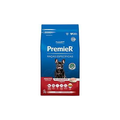 Ração Premier Raças Específicas Bulldog Francês para Cães Adultos sabor Frango 7,5kg