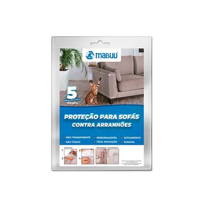 Arranhador Mabuu Adesivo para Sofá 5 Folhas