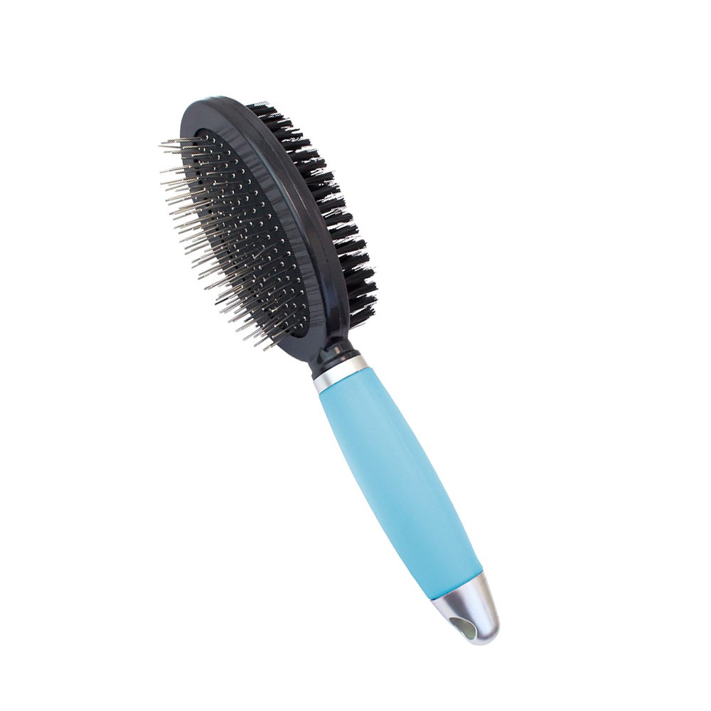 Escova Dupla Germanhart Gel Azul para Cães
