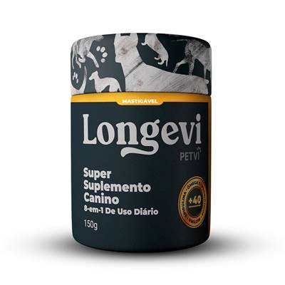 Suplemento Petvi Longevi Mastigável para Cães 150g