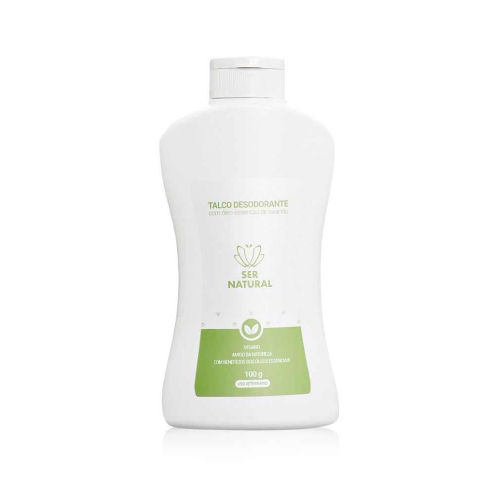 Talco Neutralizador de Odores Ser Natural para Cães e Gatos 