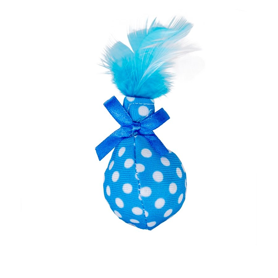 Brinquedo Pawise Bola com Pena para Gatos 20cm