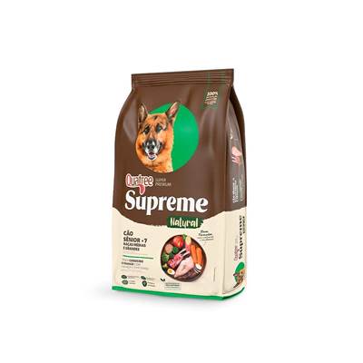 Ração Quatree Supreme para Cães Sênior +7 De Porte Médio e Grande Sabor Cordeiro e Arroz 15kg