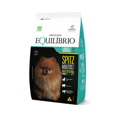 Ração Equilíbrio Spitz para Cães Adultos de Porte Mini sabor Frango 2,5kg