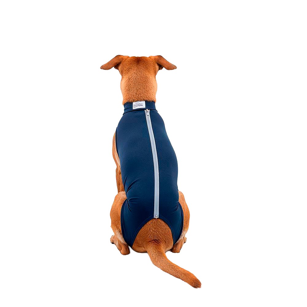 Roupa Cirúrgica Essential Care Pet Freedom Marinho para Cães Machos