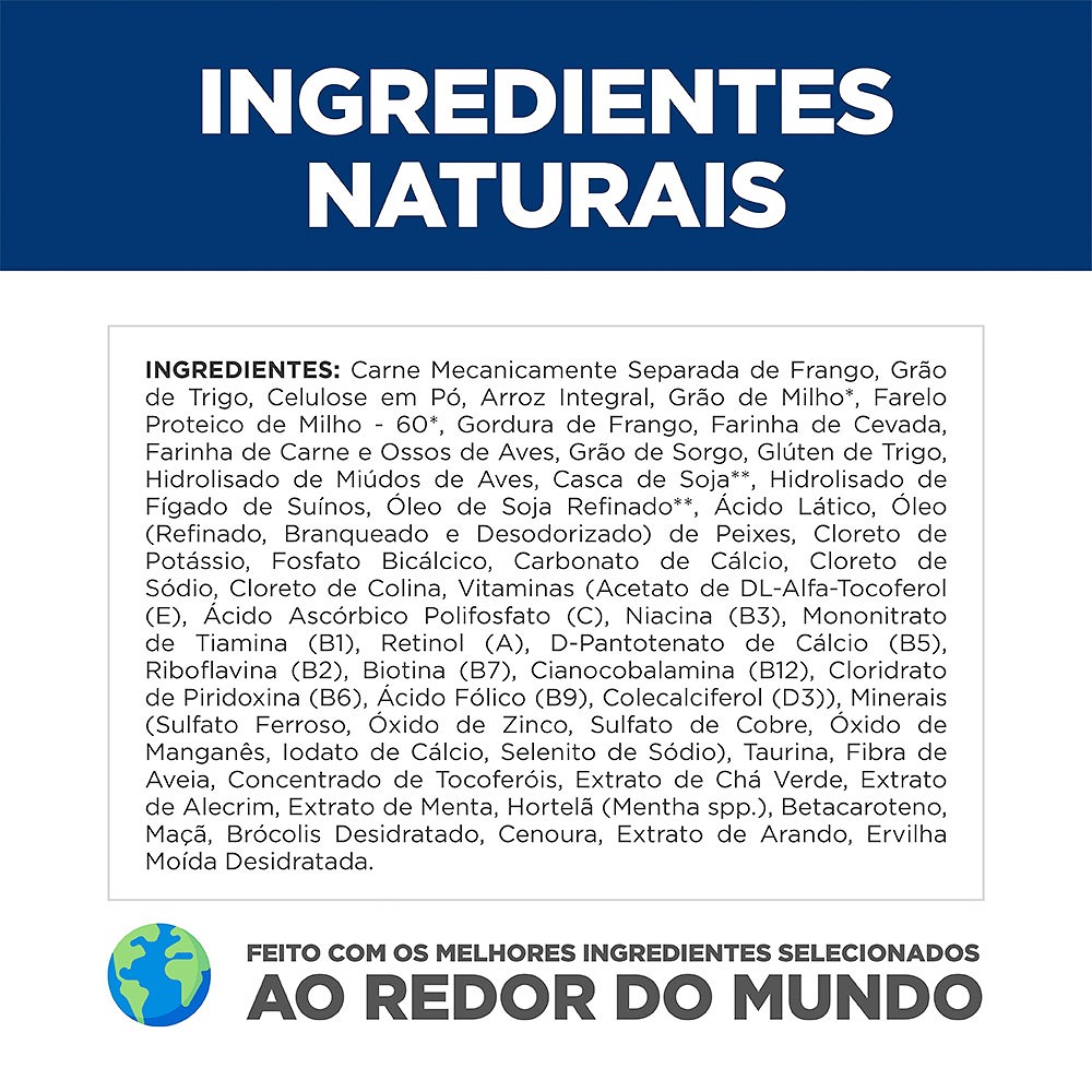 Ração Hill's Science Diet Saúde Dental Pequenos e Mini para Cães Adultos Sabor Frango