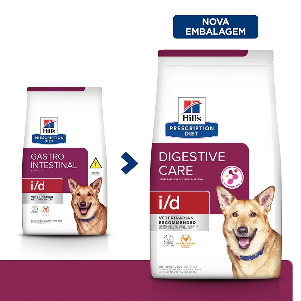 Ração Hill's Prescription Diet i/d Cuidado Gastrointestinal para Cães