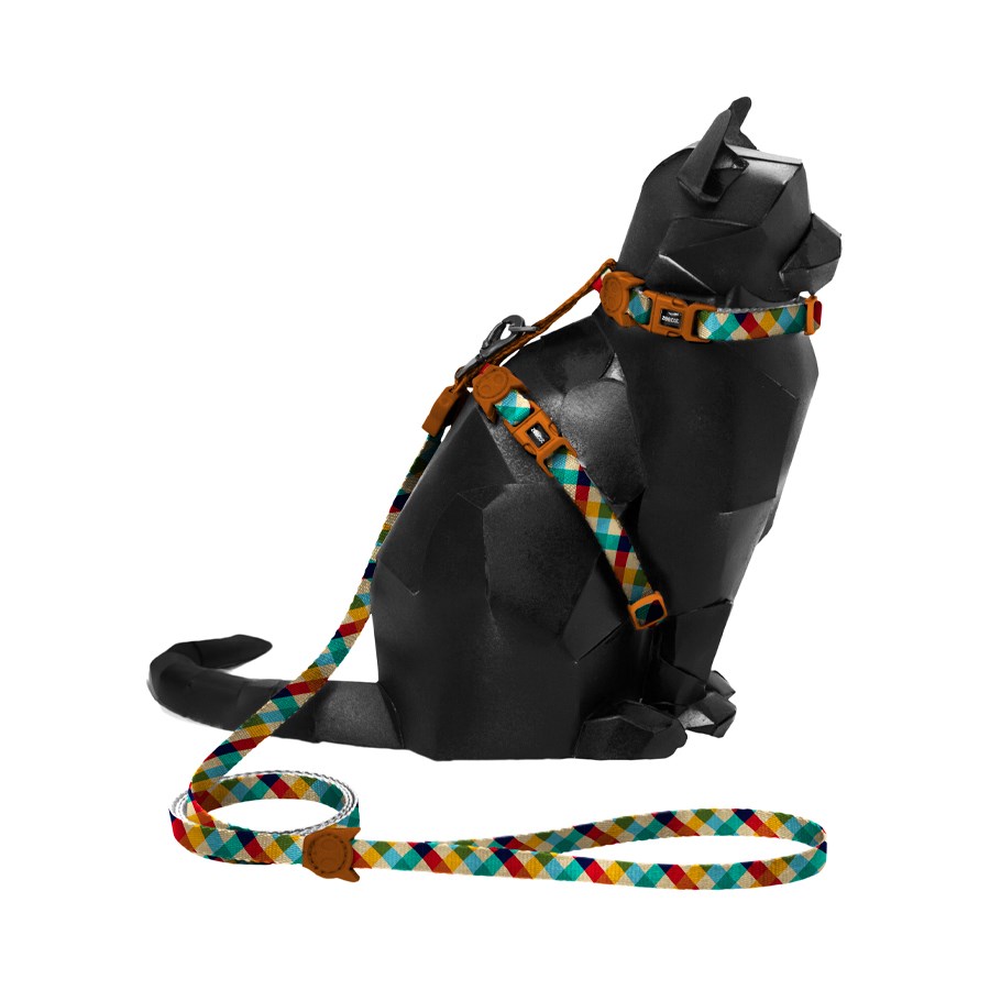 Peitoral com Guia para Gatos Phantom