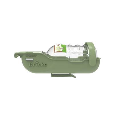 Bebedouro Portátil Plast Pet Eco Verde Oliva para Cães 500ml