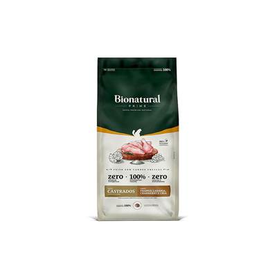 Ração Bionatural Prime para Gatos Castrados Sabor Frango 1,5kg