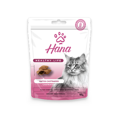 Snack Hana Nuggets para Gatos Castrados 60g