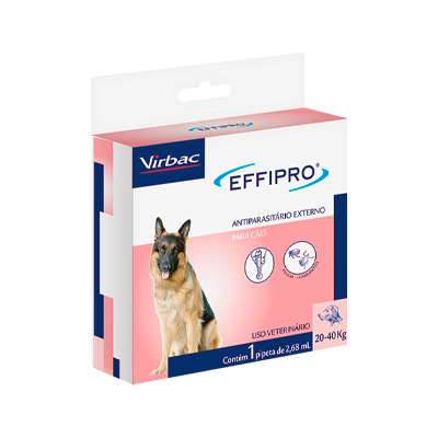 Antiparasitário Effipro para Cães de 20kg a 40kg U