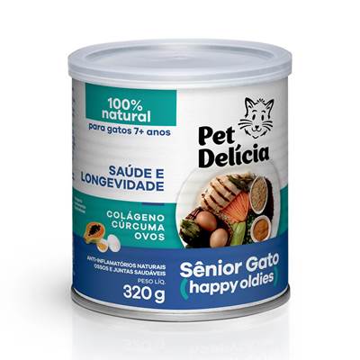 Ração Pet Delícia Sênior Gato 7+ anos 320g