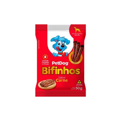 Bifinho Pet Dog para Cães Sabor Carne 50g