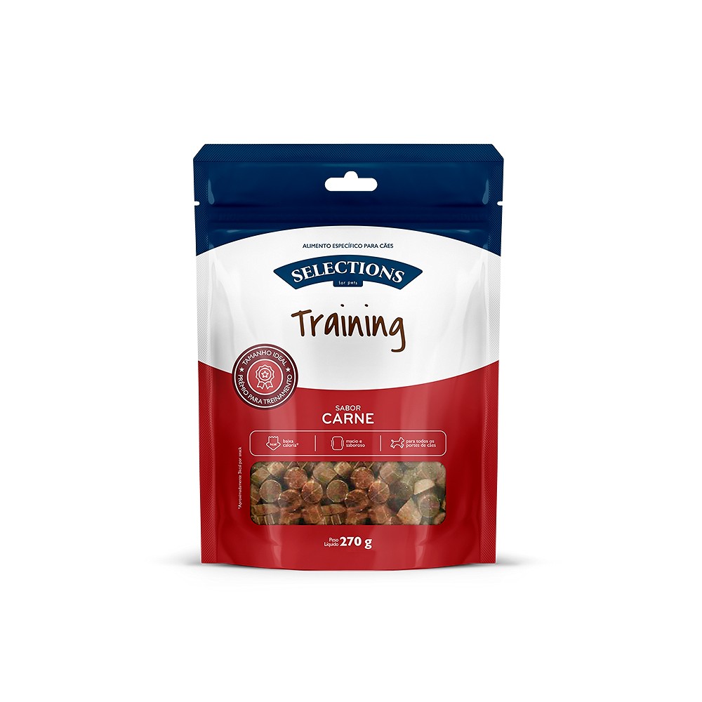 Snack Selections For Pets Training para Cães sabor Carne