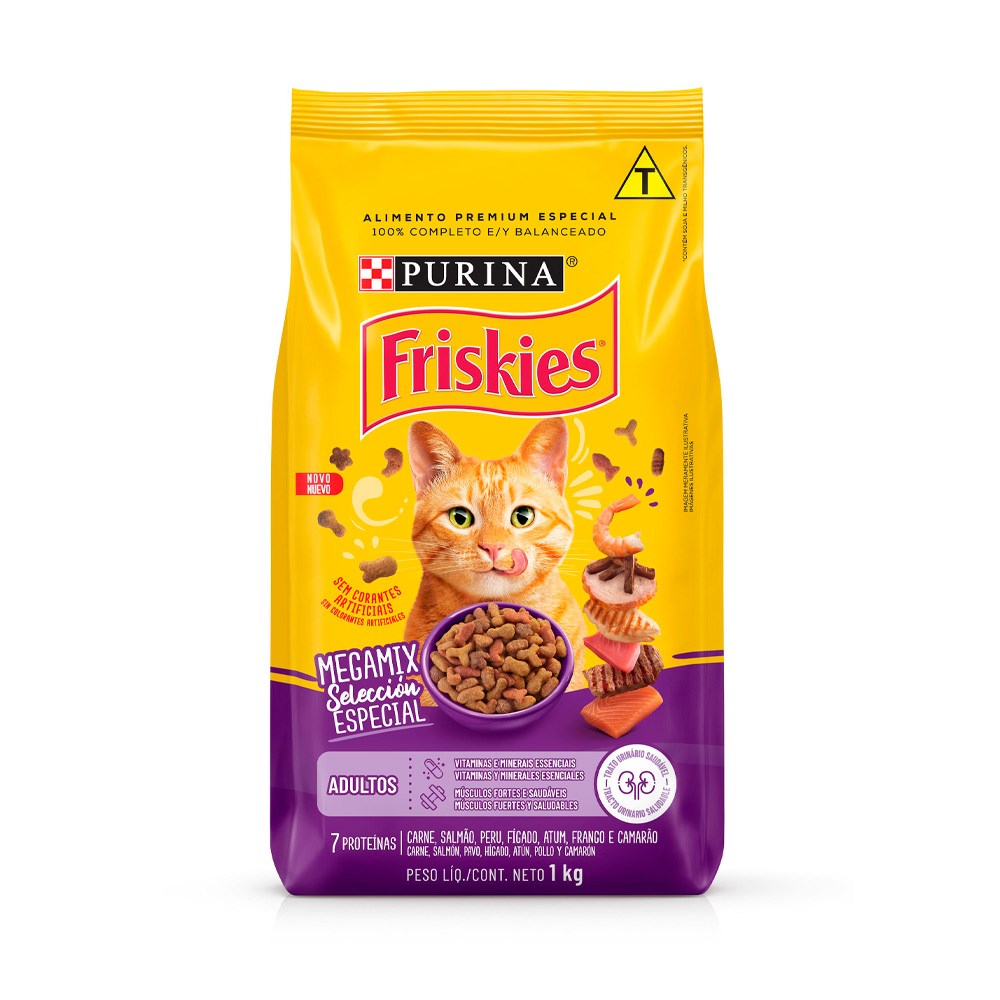 Ração Friskies Megamix para Gatos Adultos