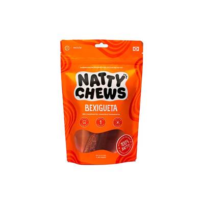 Osso Natty Chews Bexiga Bovina Natural para Cães - 5 Unidades U