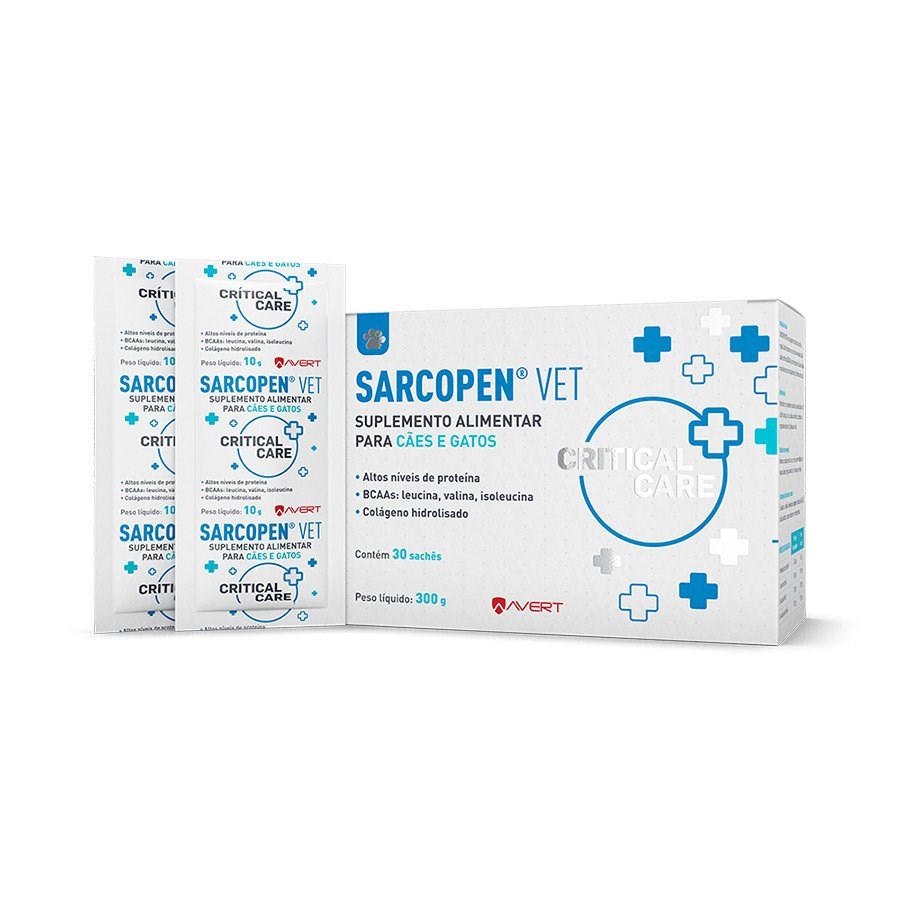 Suplemento Sarcopen Sachê 10g para Cães e Gatos