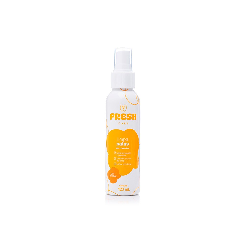 Spray Limpa Patas Fresh Care para Cães e Gatos 