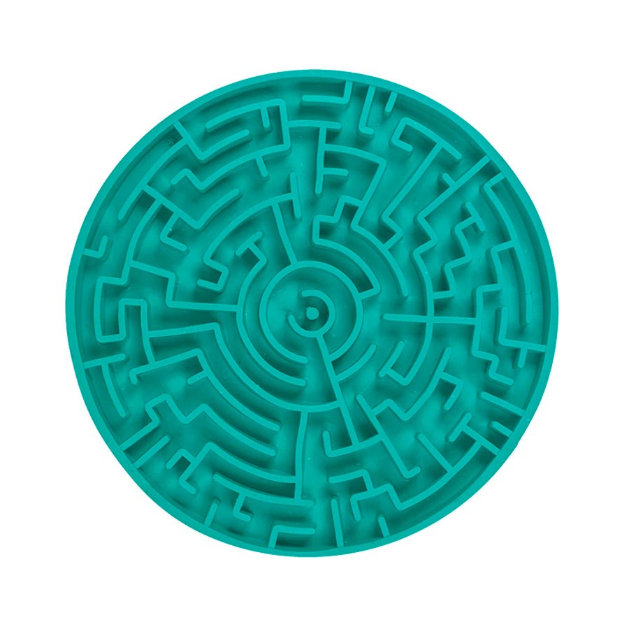 Brinquedo e Comedouro Pet Games Labirinto Verde Água para Cães e Gatos