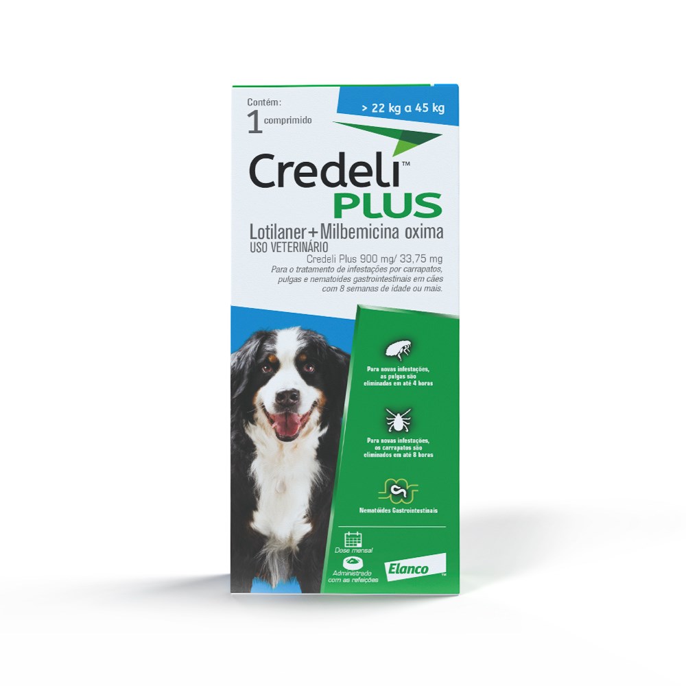 Antipulgas Elanco Credeli Plus para Cães - 1 Comprimido