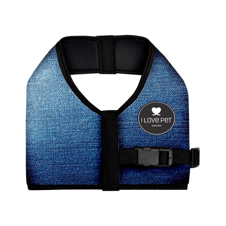 Peitoral I Love Pet Design para Cães Jean