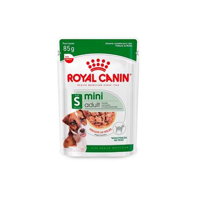 Ração Royal Canin Sachê Mini Adult para Cães Adultos de Porte Pequeno 85g