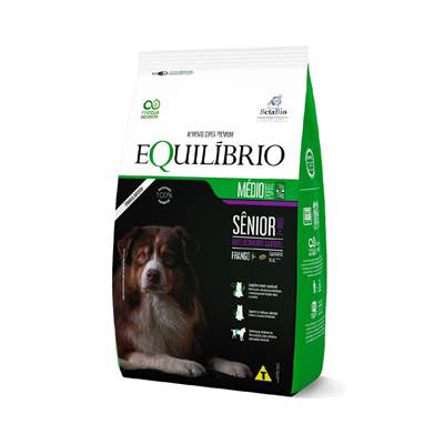 Ração Equilíbrio para Cães Sênior de Porte Médio sabor Frango 2,5kg