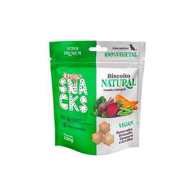 Biscoito Natural Quatree Vegan para Cães 150g