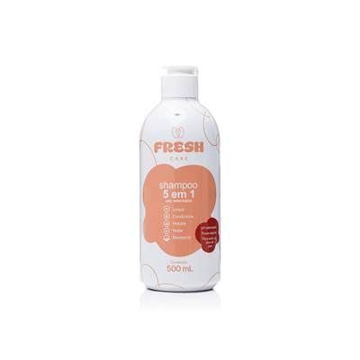 Shampoo 5x1 Fresh Care para Cães 500ml