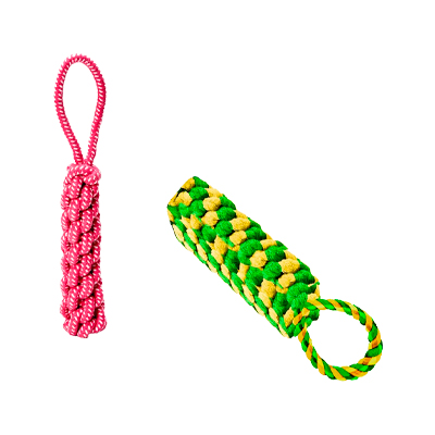 Brinquedo Chalesco Rope Bat para Cães - Cores Sortidas U