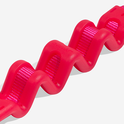 Guia com Amortecedor 2.0 para Cachorros Pink Led | Zee.Dog