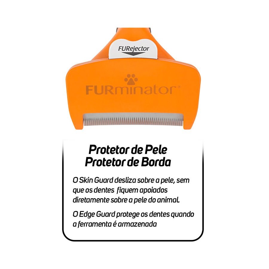 Escova New Furminator M para Cães de Pelo Curto