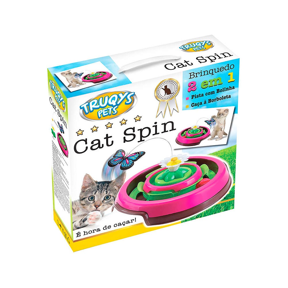 Brinquedo Truqys Cat Spin Verde para Gatos