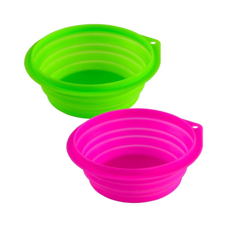 Comedouro Flexível Pawise para Cães - Cores Sortidas