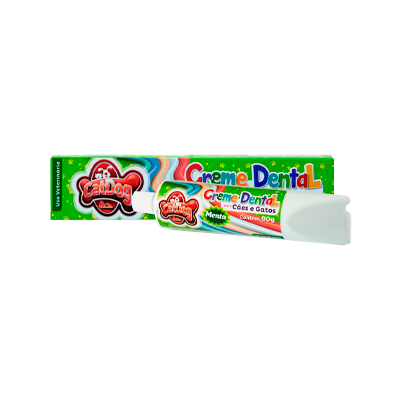 Creme Dental Cat Dog para Cães e Gatos Caixa sabor Menta 90g