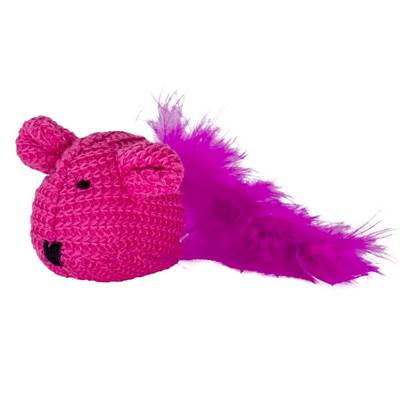 Brinquedo Pawise Ratinho de Lã para Gatos U