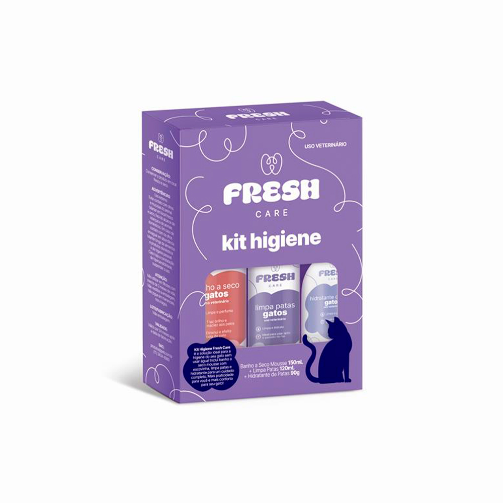 Kit Cuidados Especiais Fresh Care para Gatos U