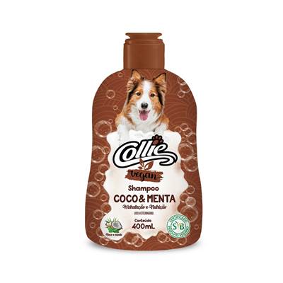 Shampoo Collie Vegan Coco e Menta para Cães 400ml