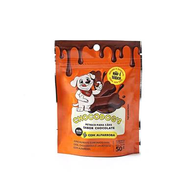 Snack Chocodog para Cães Adultos e Filhotes Ossinho 50g