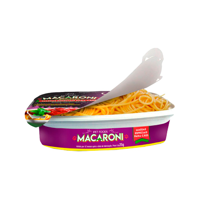 Massas Especiais Macaroni Ipet para Cães Spaghetti 25g
