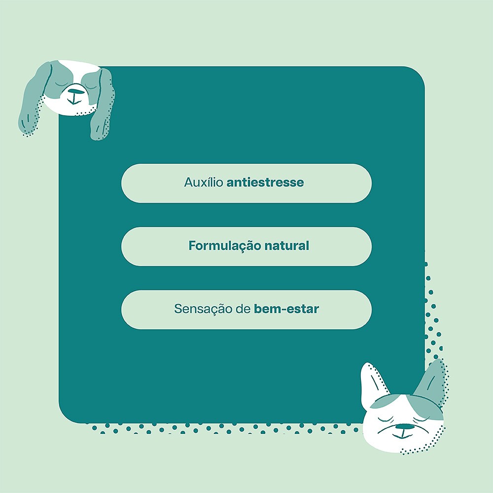 Suplemento Happy Zen Antiestresse para Cães 